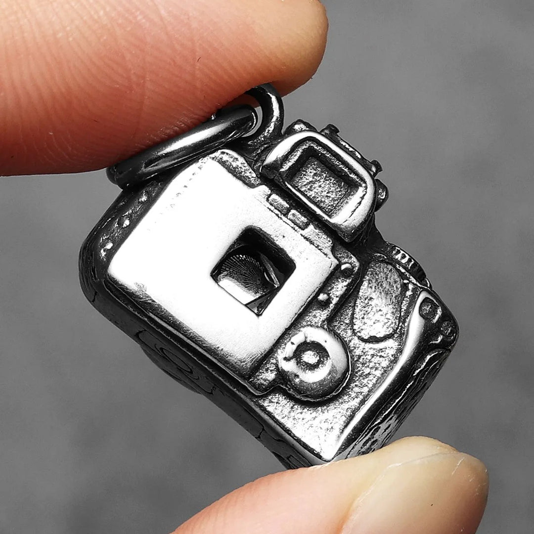 Shutterbug Camera Pendant Necklace