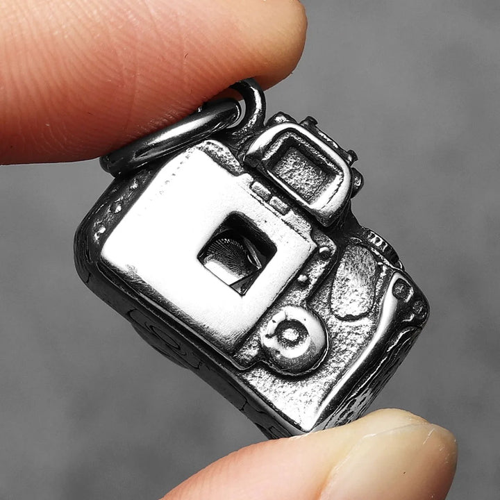 Shutterbug Camera Pendant Necklace