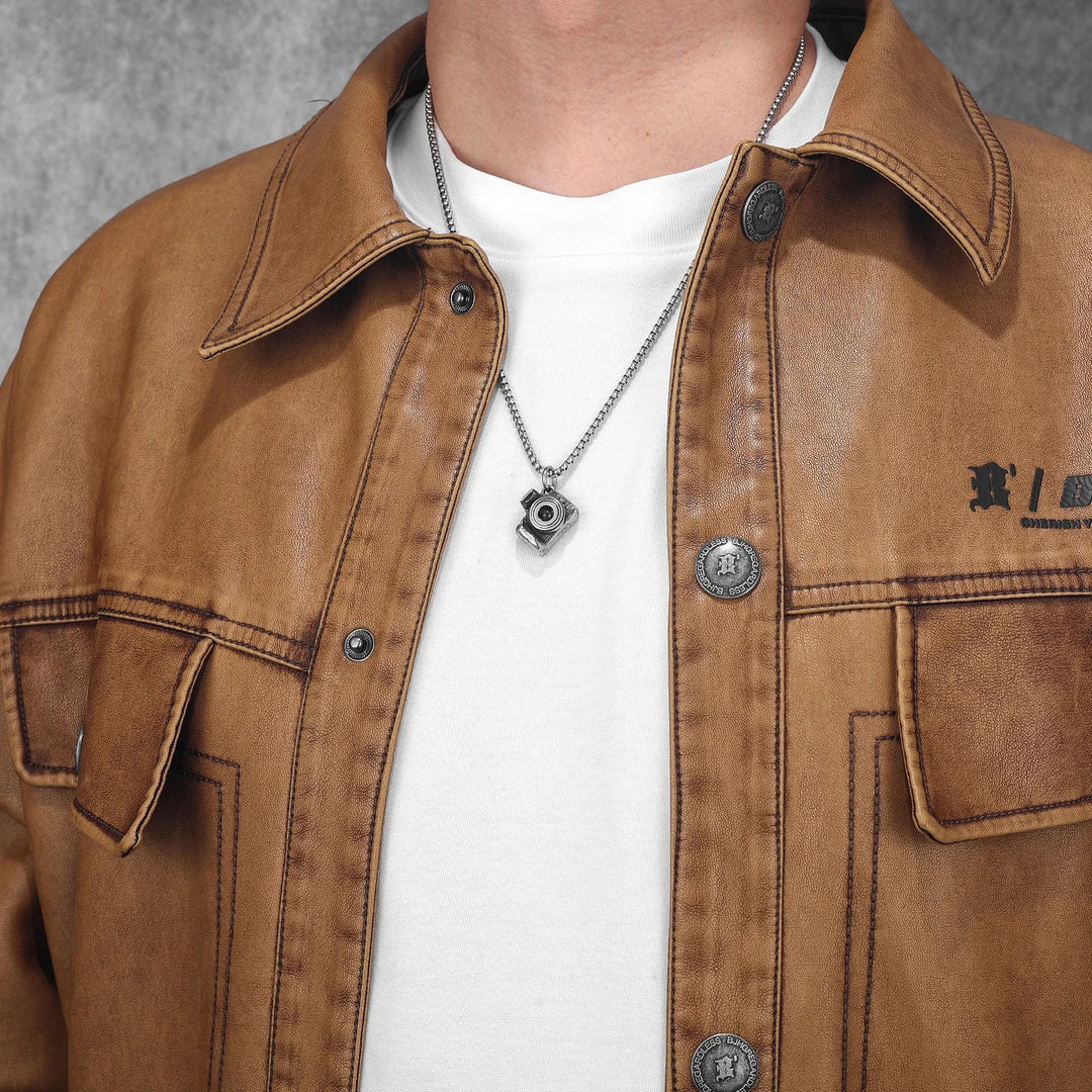 Shutterbug Camera Pendant Necklace