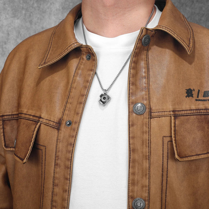 Shutterbug Camera Pendant Necklace