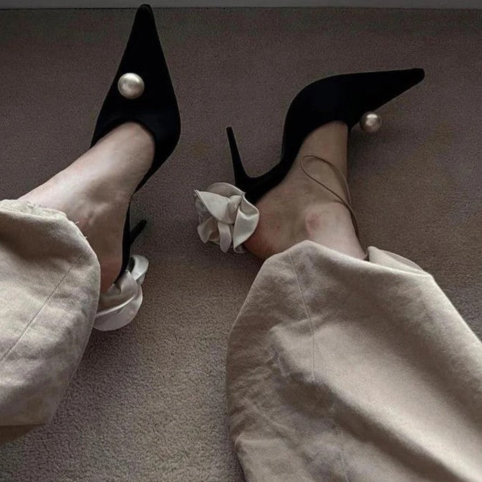 Faustina Pearl Slingbacks