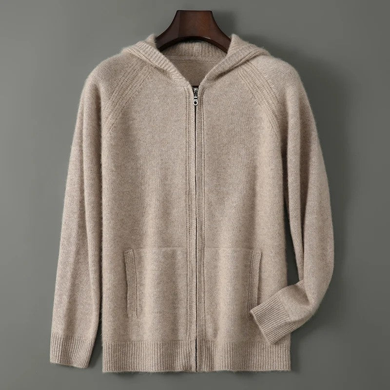 Highlands Wool Hooded Cardigan