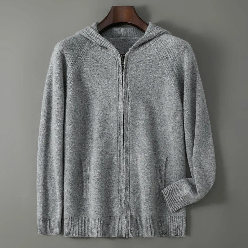 Highlands Wool Hooded Cardigan