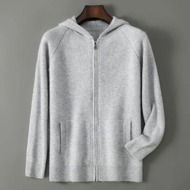 Highlands Wool Hooded Cardigan