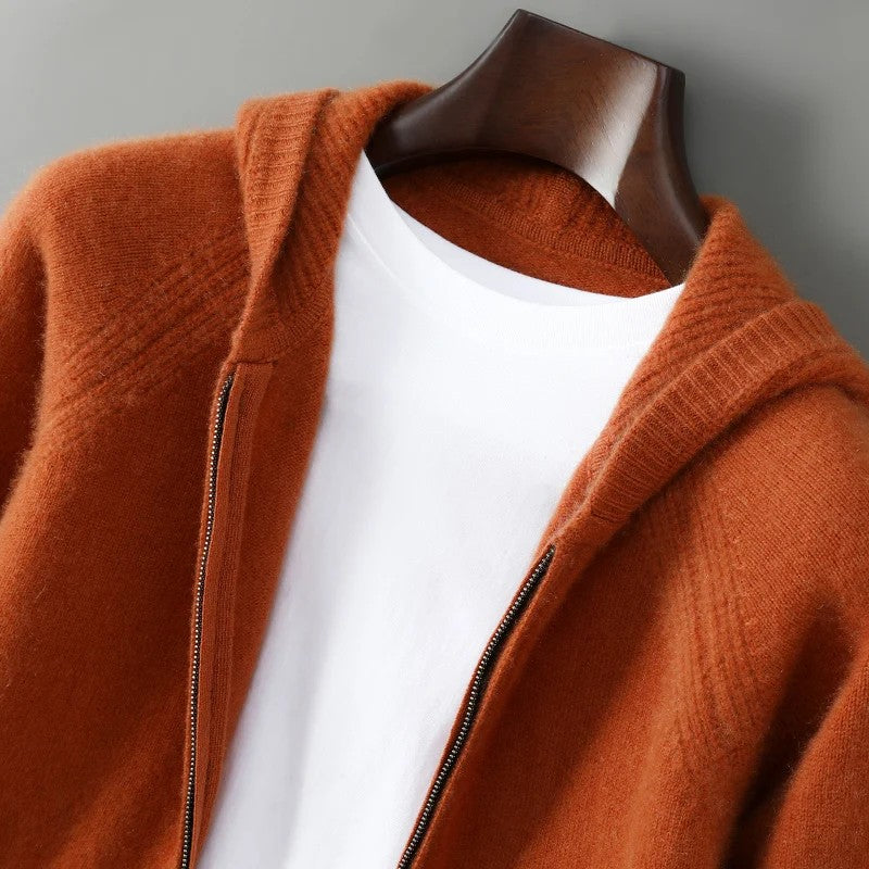 Highlands Wool Hooded Cardigan
