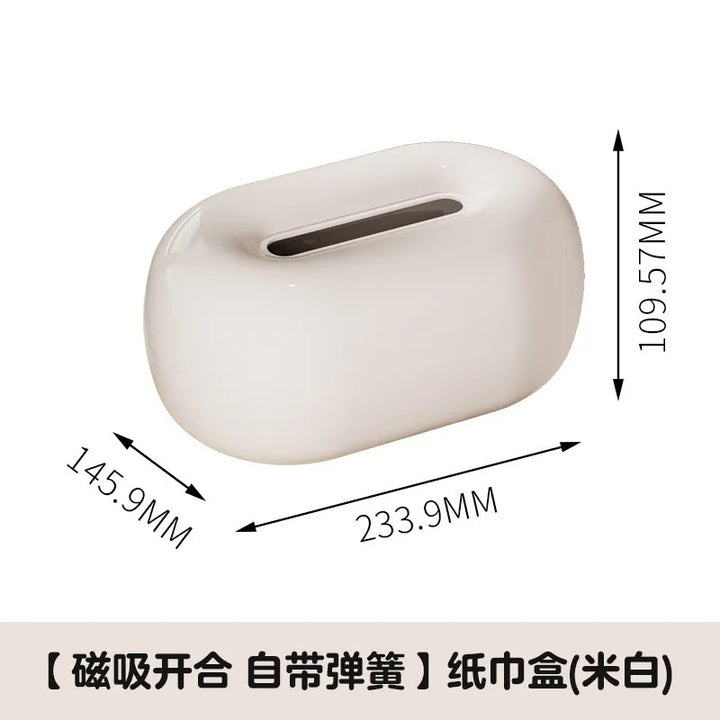 Pebble Porcelain Tissue Box