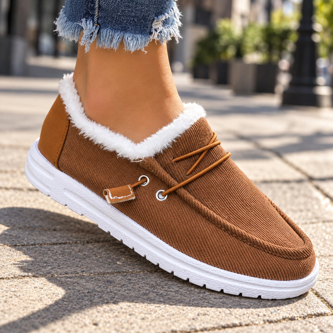 Flurry Plush Collar Loafers — ce_brooklyn_s2_01