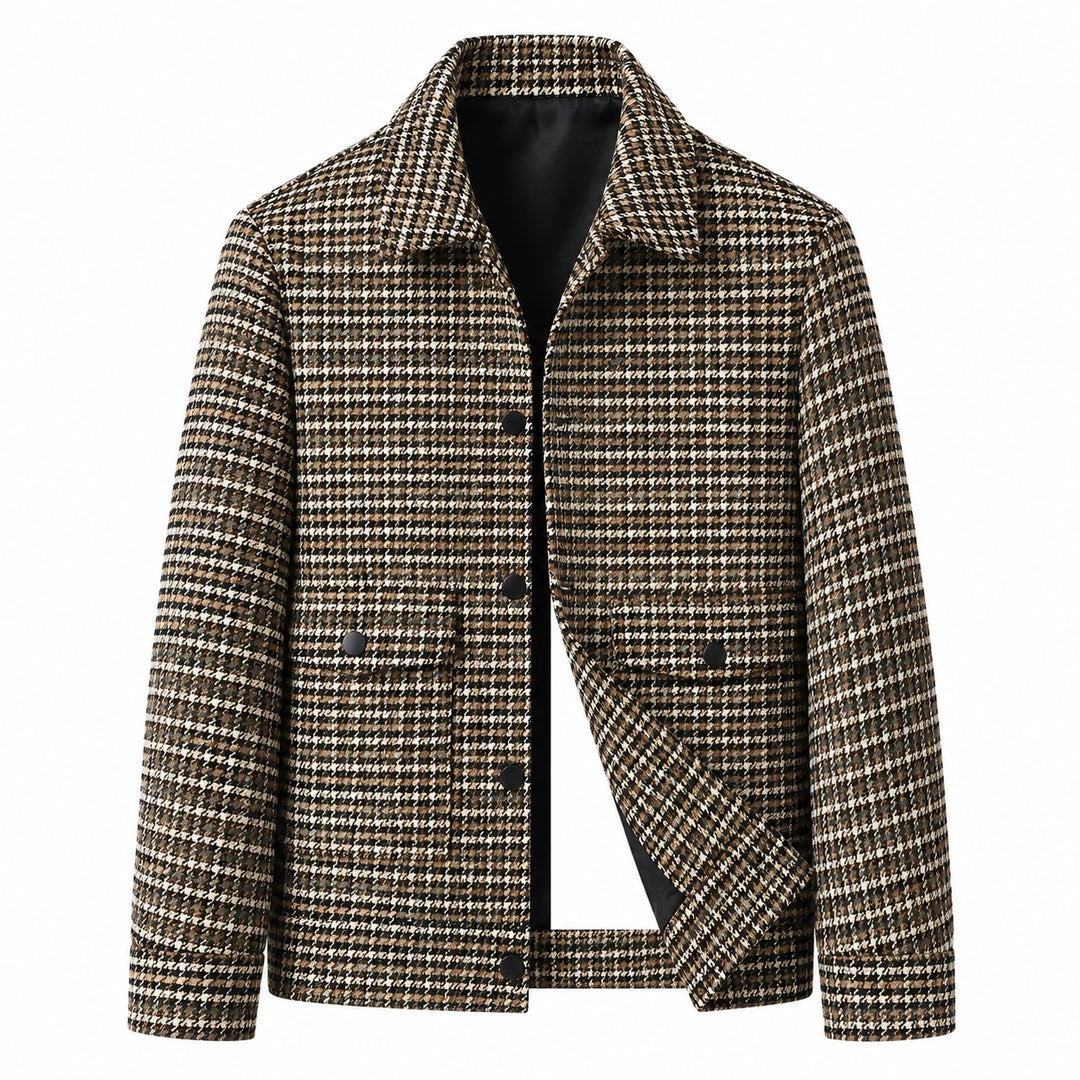 Gamekeeper Houndstooth Shirt Jacket — ce_wb_01