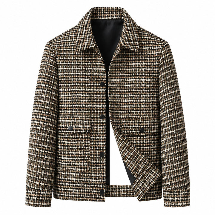 Gamekeeper Houndstooth Shirt Jacket — ce_wb_01