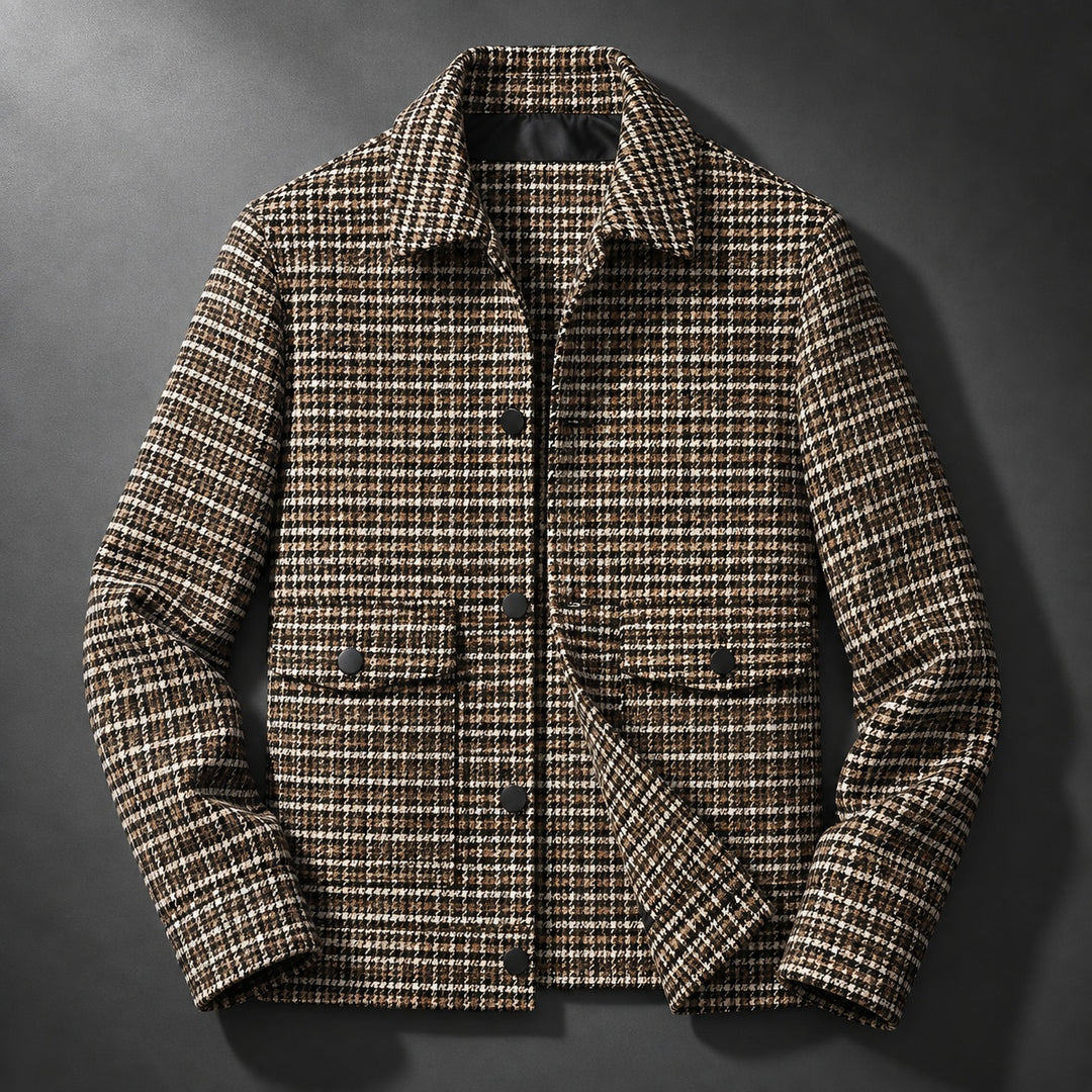 Gamekeeper Houndstooth Shirt Jacket — ce_soul_s1_01