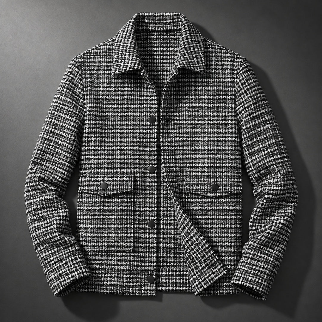 Gamekeeper Houndstooth Shirt Jacket — ce_soul_s1_01