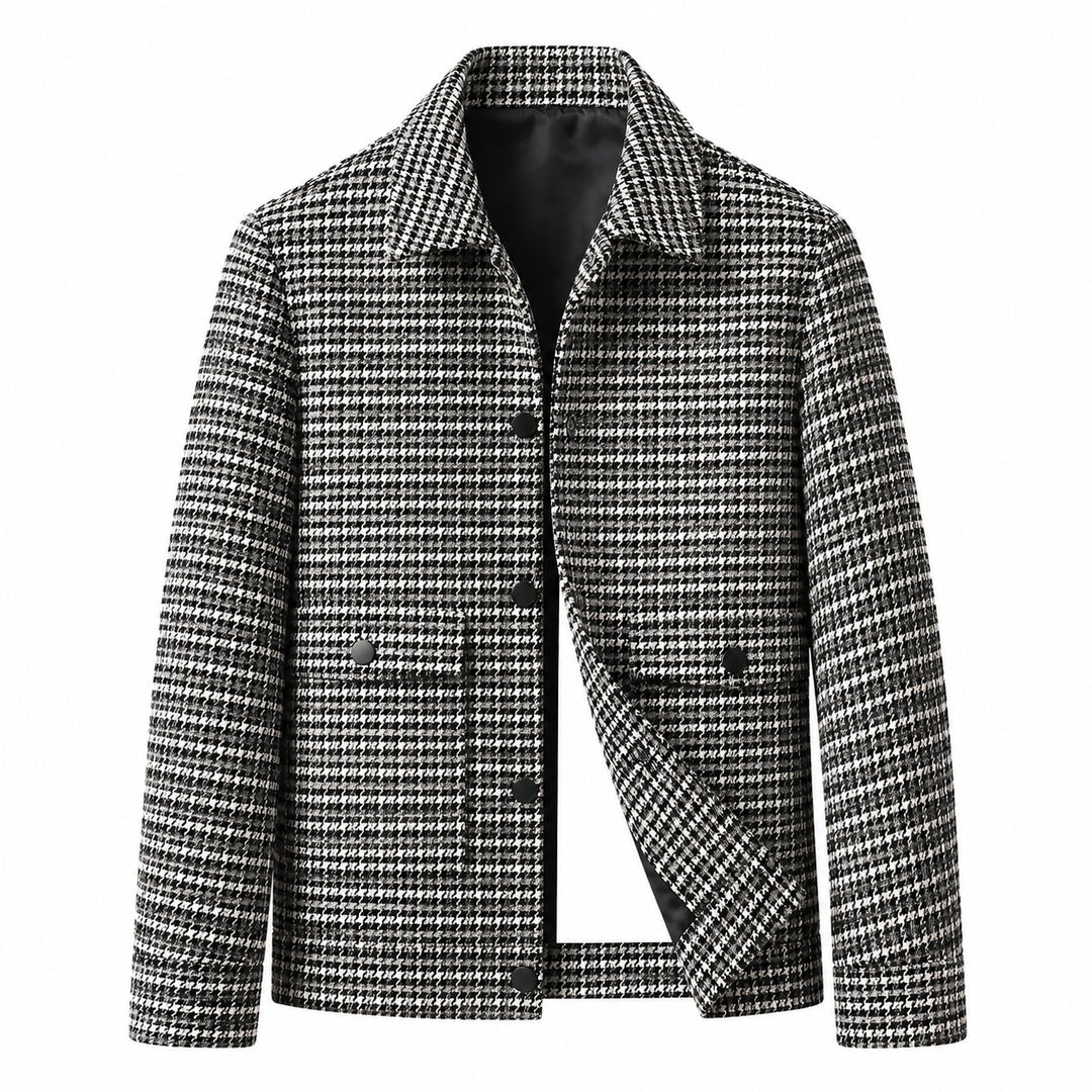 Gamekeeper Houndstooth Shirt Jacket — ce_wb_01