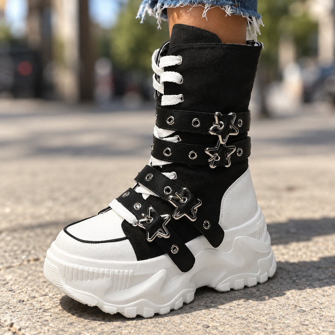 Nova Star-Buckle Platform Boots — ce_brooklyn_s2_01