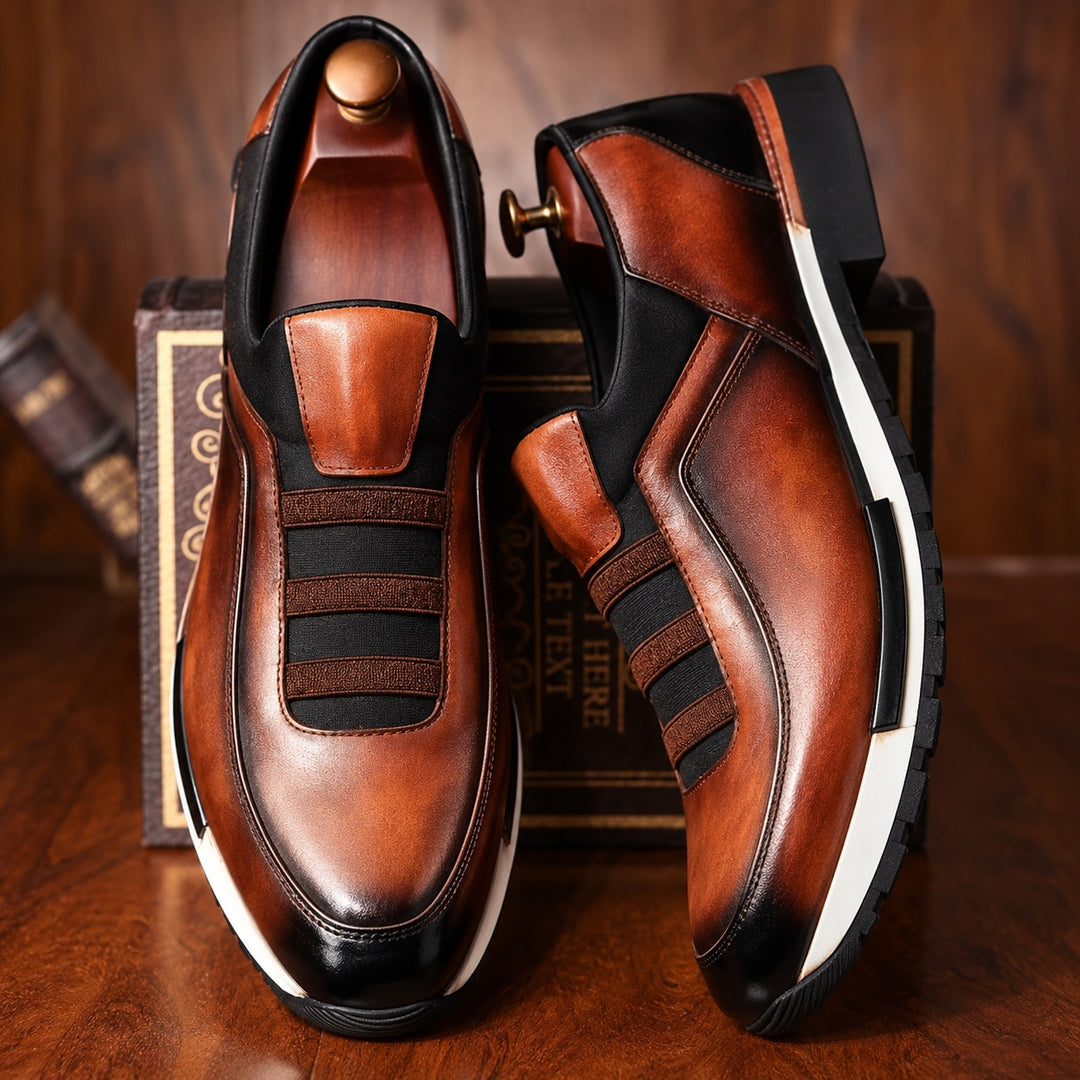 Palazzo Elastic Band Sneakers — ce_angle_01