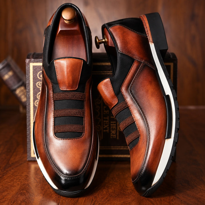 Palazzo Elastic Band Sneakers — ce_angle_01