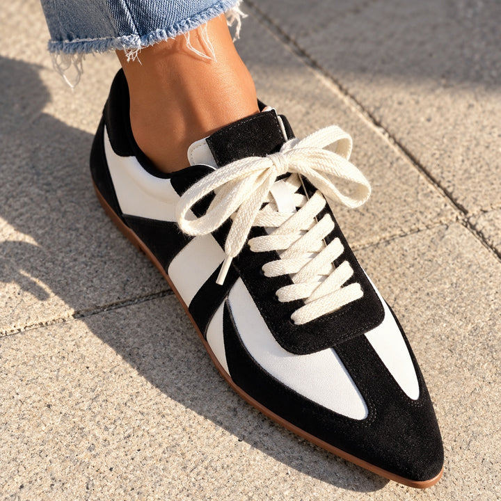 Patchwork Pointed Trainers — ce_brooklyn_s3_01