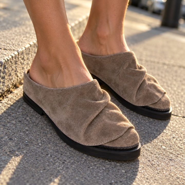 Pleatfold Suede Mules — ce_brooklyn_s1_01