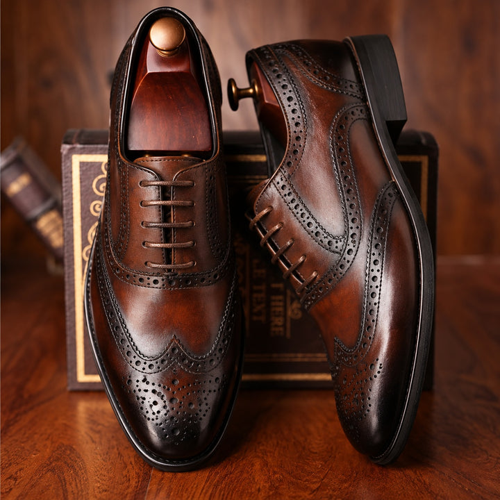 Regent Wingtip Brogue Oxfords — ce_angle_01