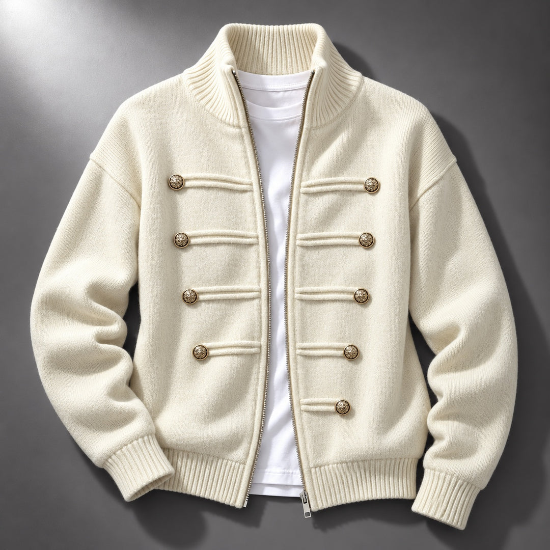 Regiment Button Zip Cardigan — ce_soul_s1_01