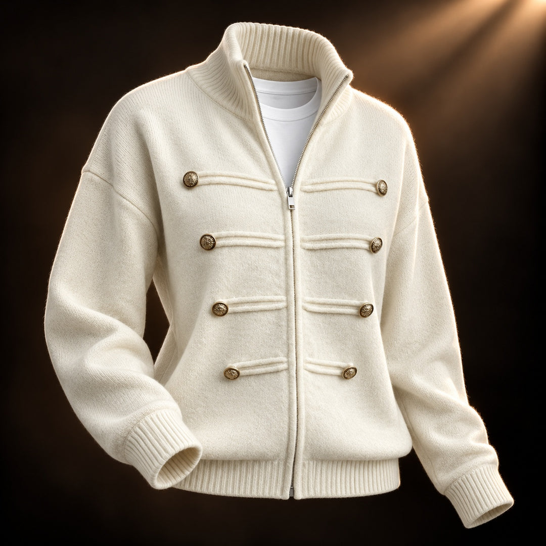 Regiment Button Zip Cardigan — ce_soul_s3_01