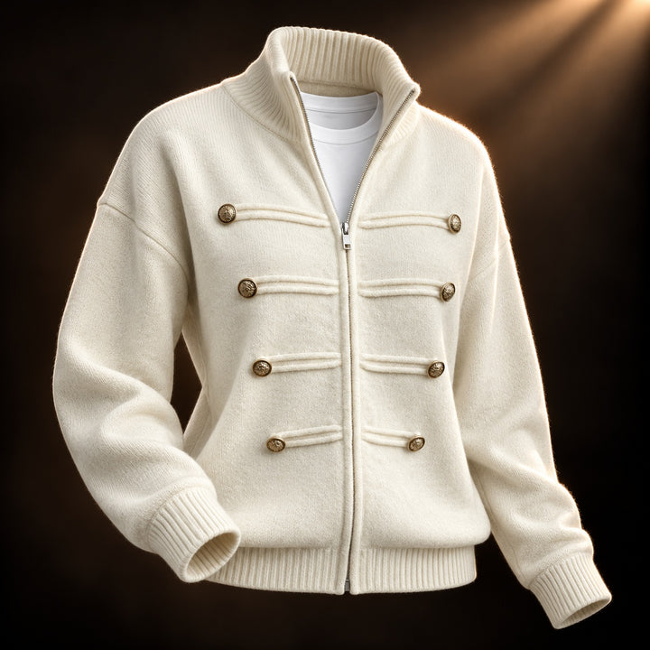 Regiment Button Zip Cardigan — ce_soul_s3_01