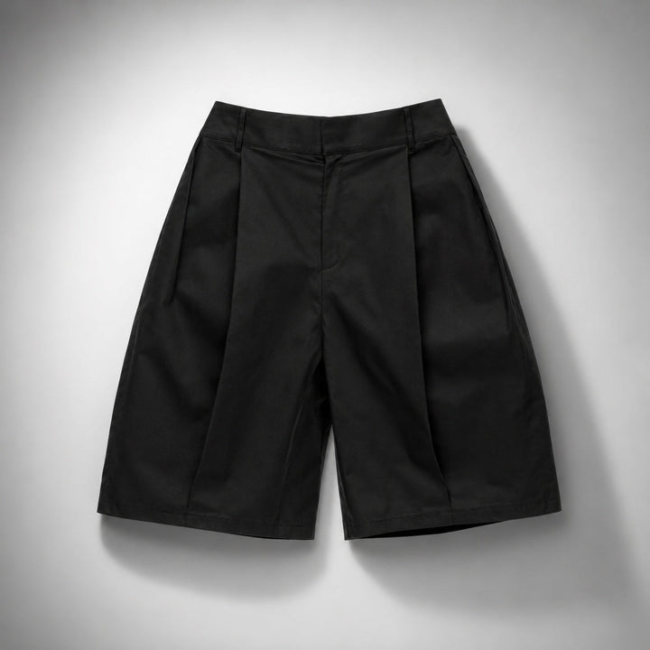 Saiko Pleated Wide-Leg Shorts — ce_metastatic_03