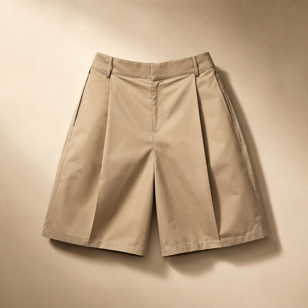Saiko Pleated Wide-Leg Shorts — ce_metastatic_04