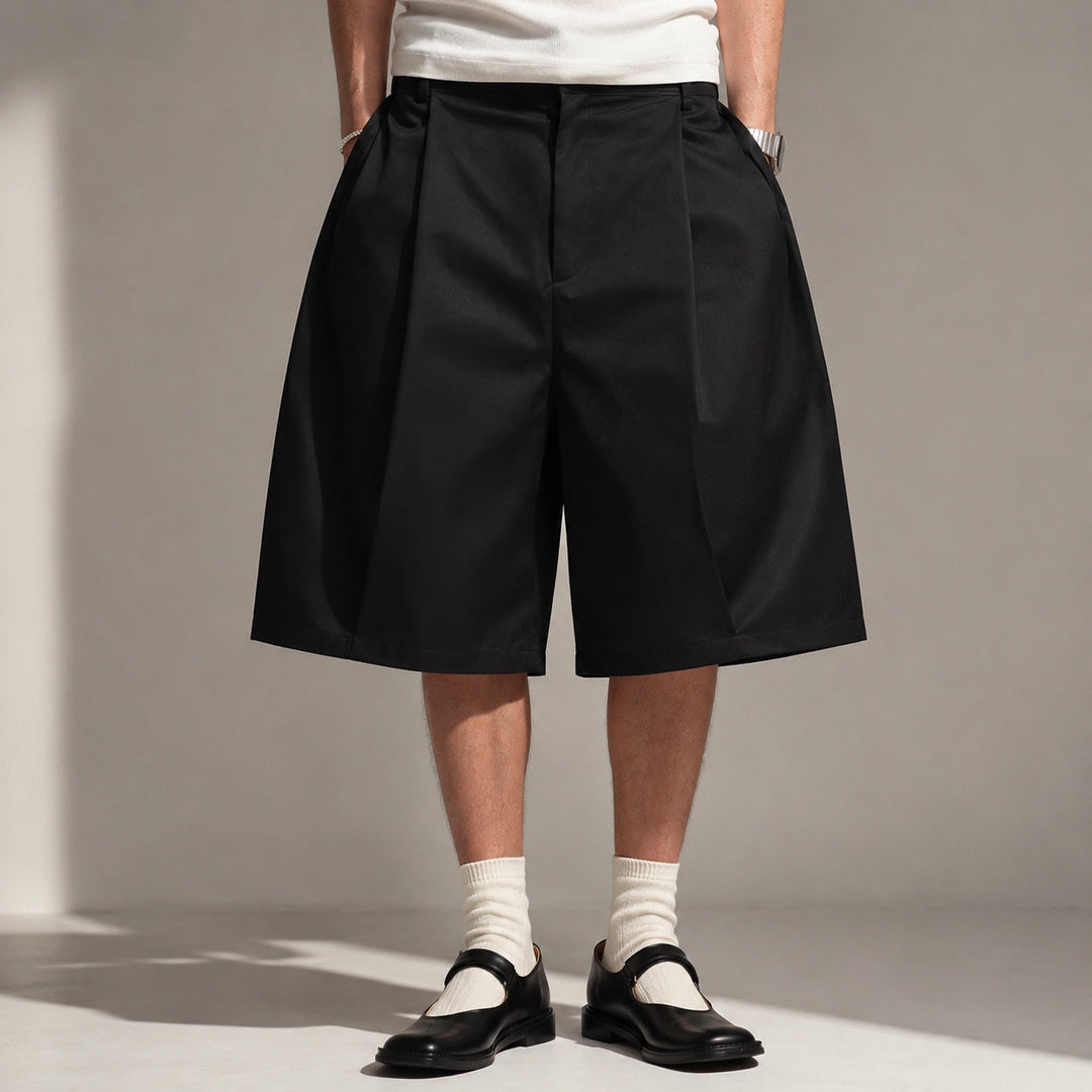 Saiko Pleated Wide-Leg Shorts — ce_metastatic_05