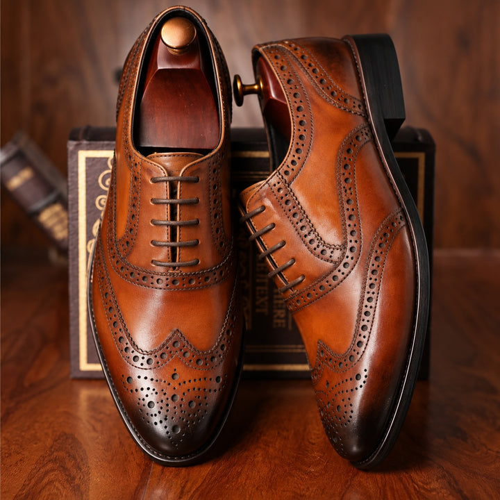 Sartoria Wingtip Brogue Oxfords — ce_angle_01