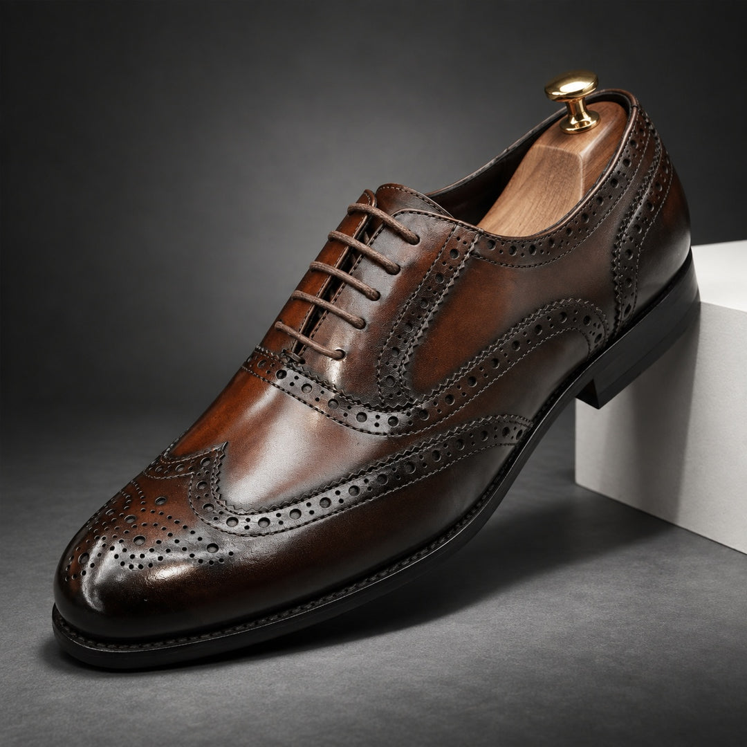Sartoria Wingtip Brogue Oxfords — ce_angle_01
