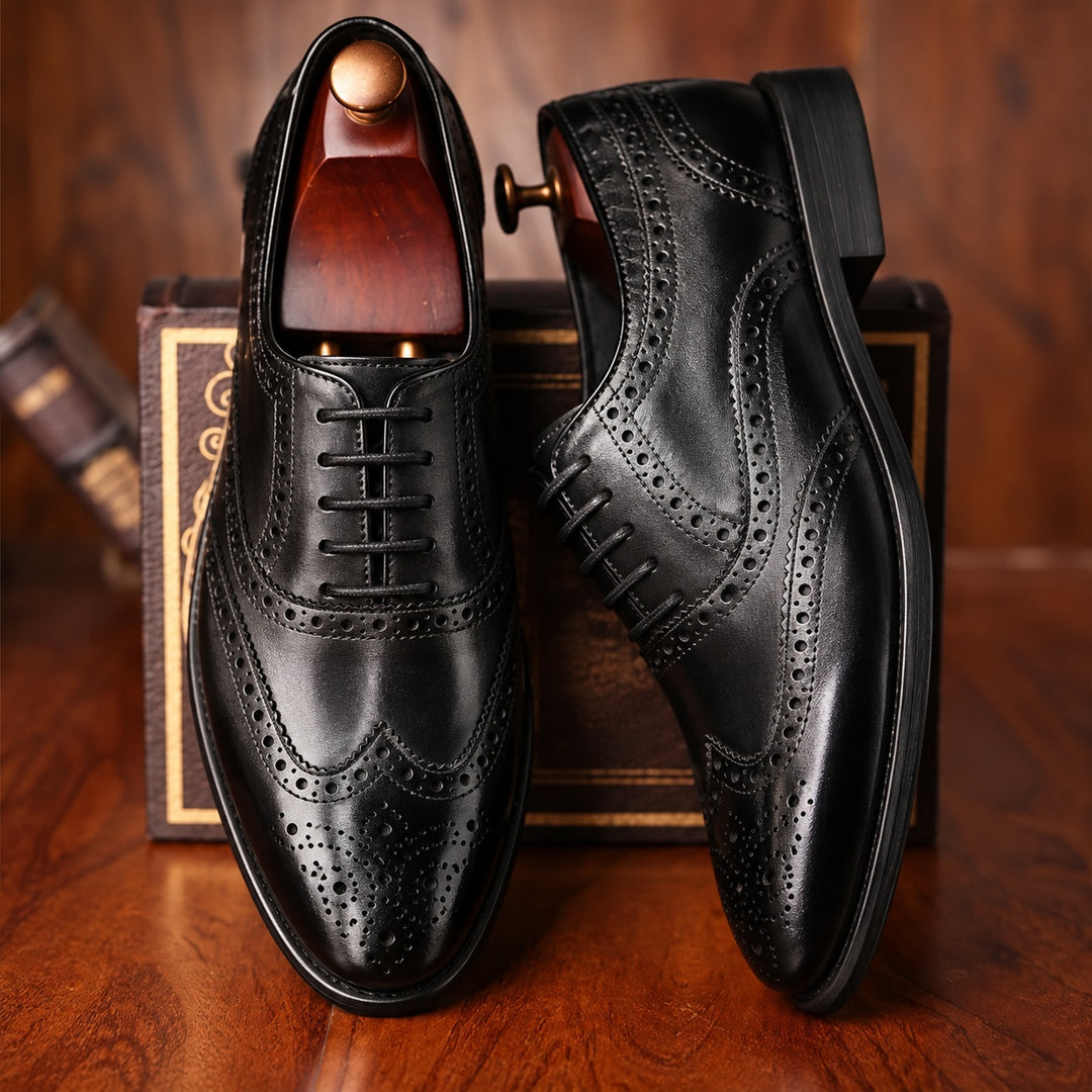 Sartoria Wingtip Brogue Oxfords — ce_angle_01