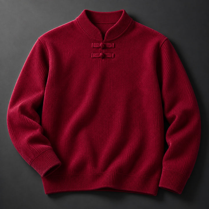 Silk Road Frog-Button Sweater — ce_soul_s1_01