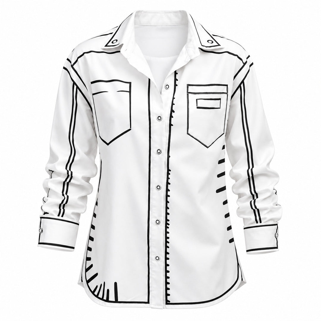 Sketchline Print Shirt — ce_wb_01