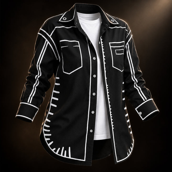 Sketchline Print Shirt — ce_soul_s3_01
