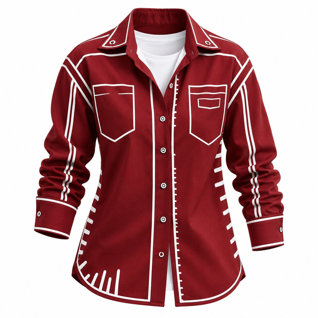 Sketchline Print Shirt — ce_wb_01