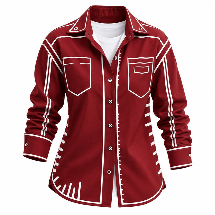 Sketchline Print Shirt — ce_wb_01