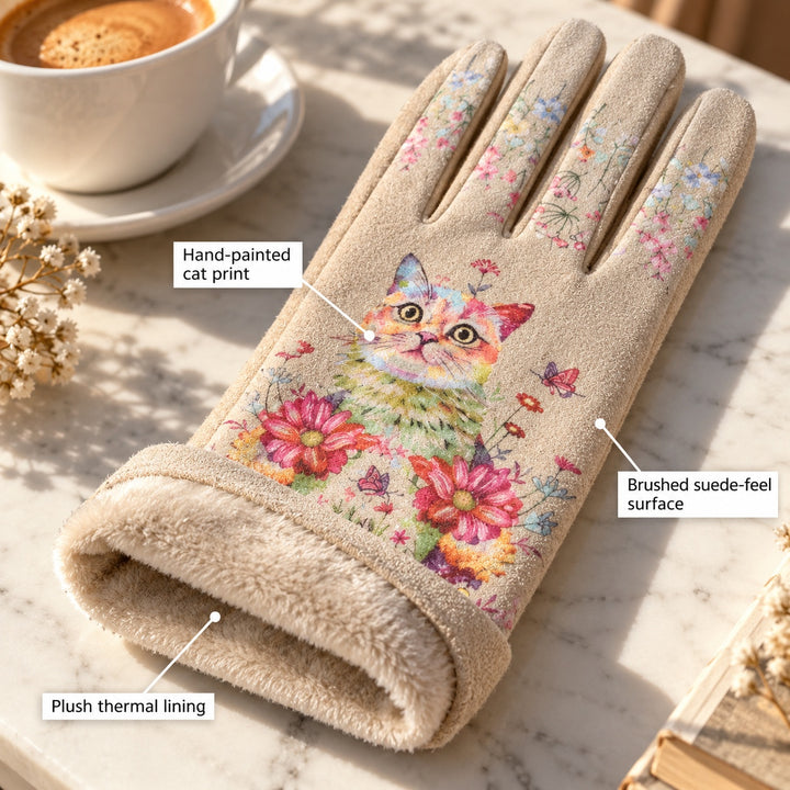 Storybook Printed Touchscreen Gloves — ce_metastatic_01